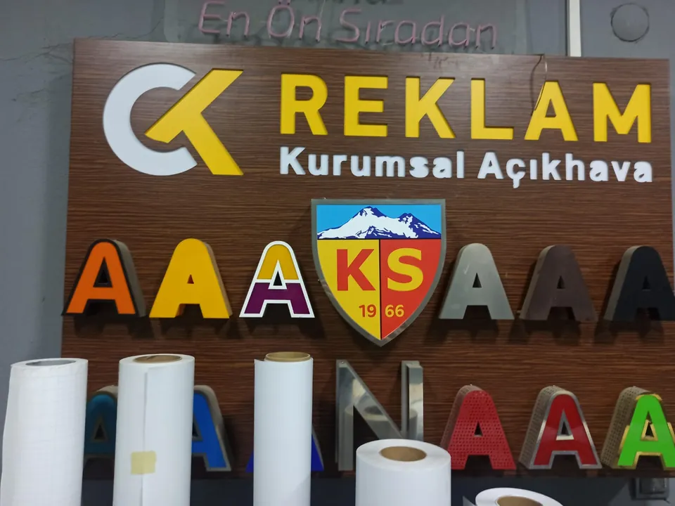 CK Reklam üretim süreci — Kayseri reklam atölyesi