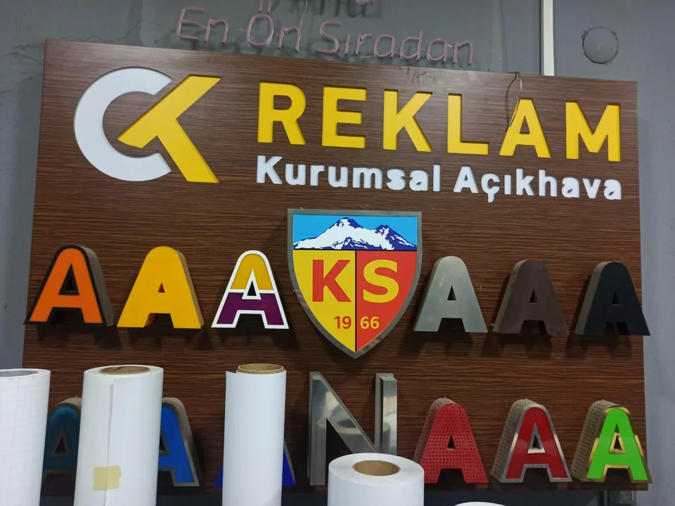 Kayseri Kutu Harf Tabela örnek uygulama 7 — CK Reklam
